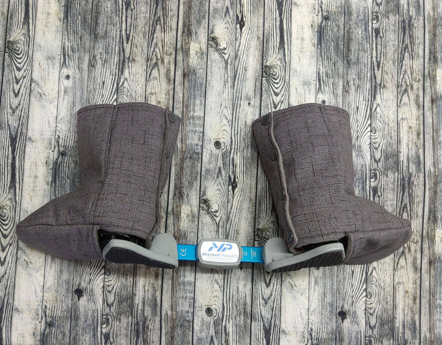 3-4 Charcoal Canvas & Grey Fleece