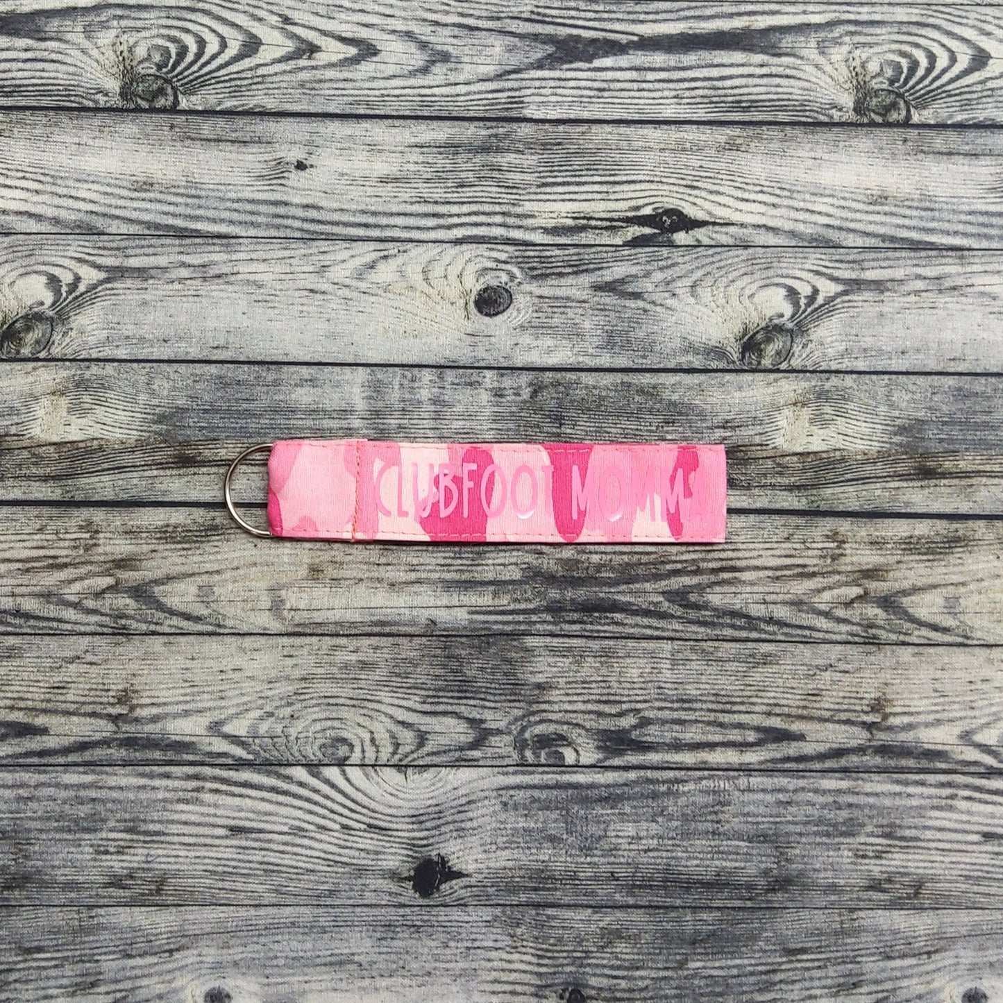 (Small) Pink Camo + "Clubfoot Momma"