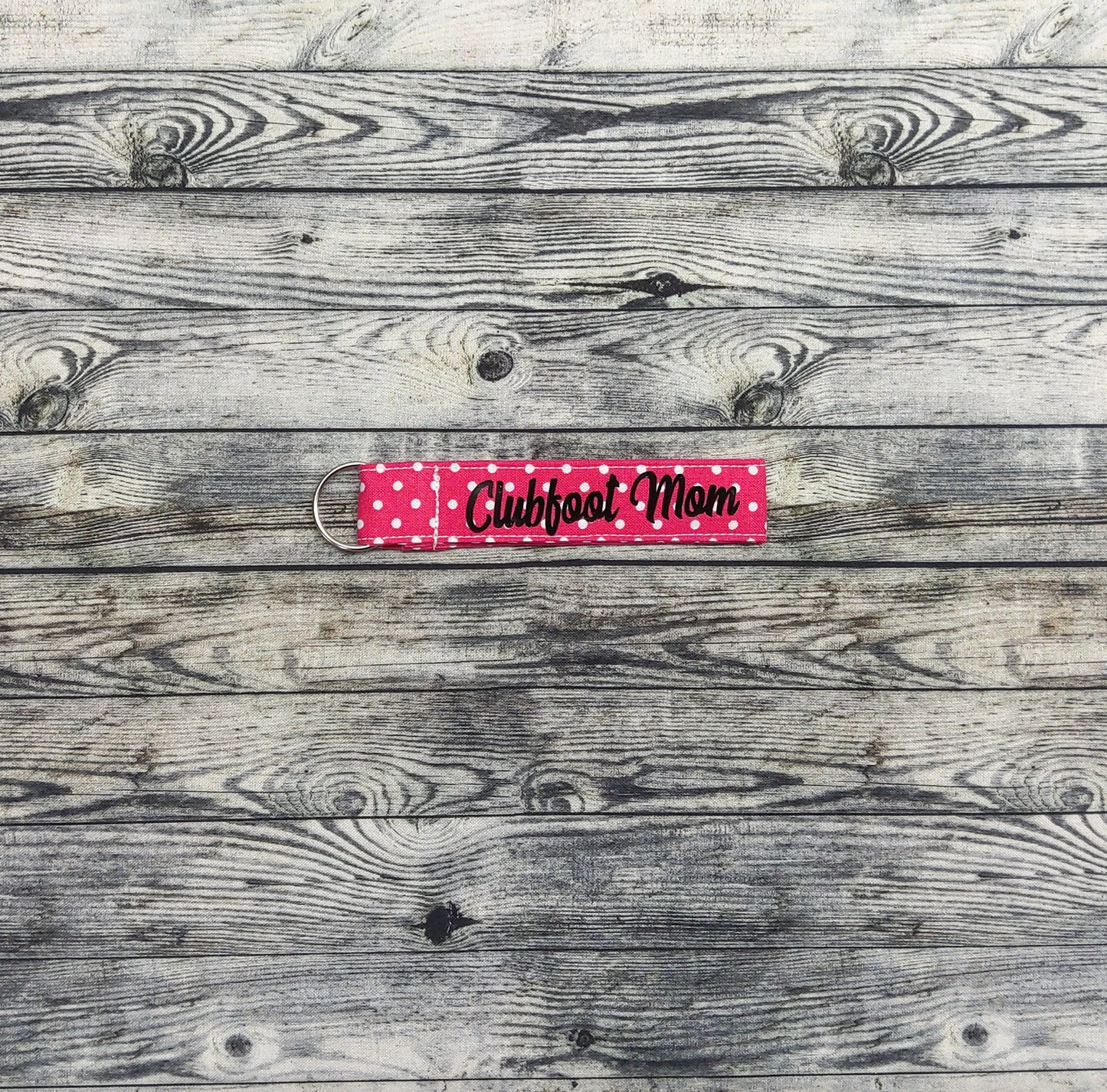 (Small) Pink Dots + "Clubfoot Mom"