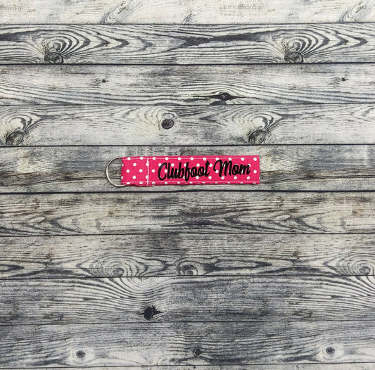 (Small) Pink Dots + "Clubfoot Mom"