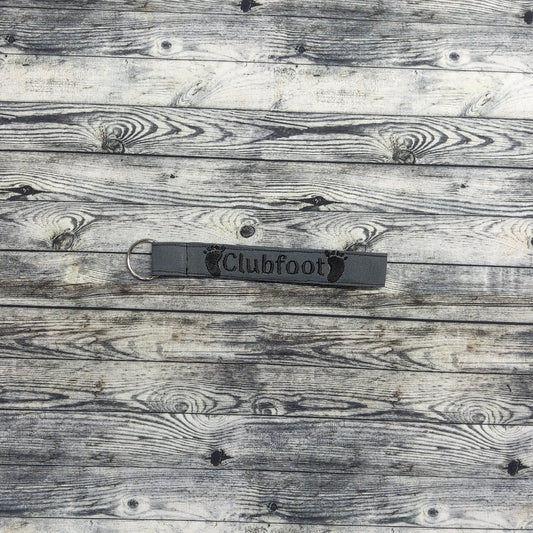 (Long) Charcoal Canvas + "Clubfoot" & Baby Feet