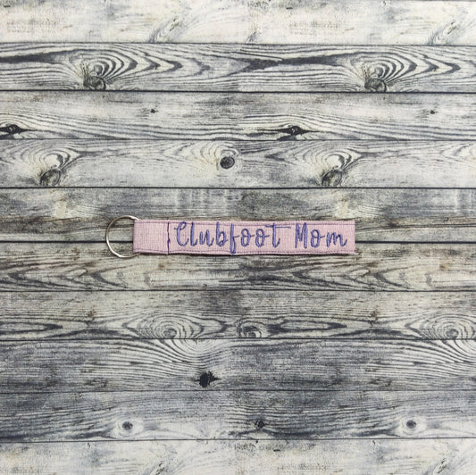 (Long) Lavender Canvas + "Clubfoot Mom"