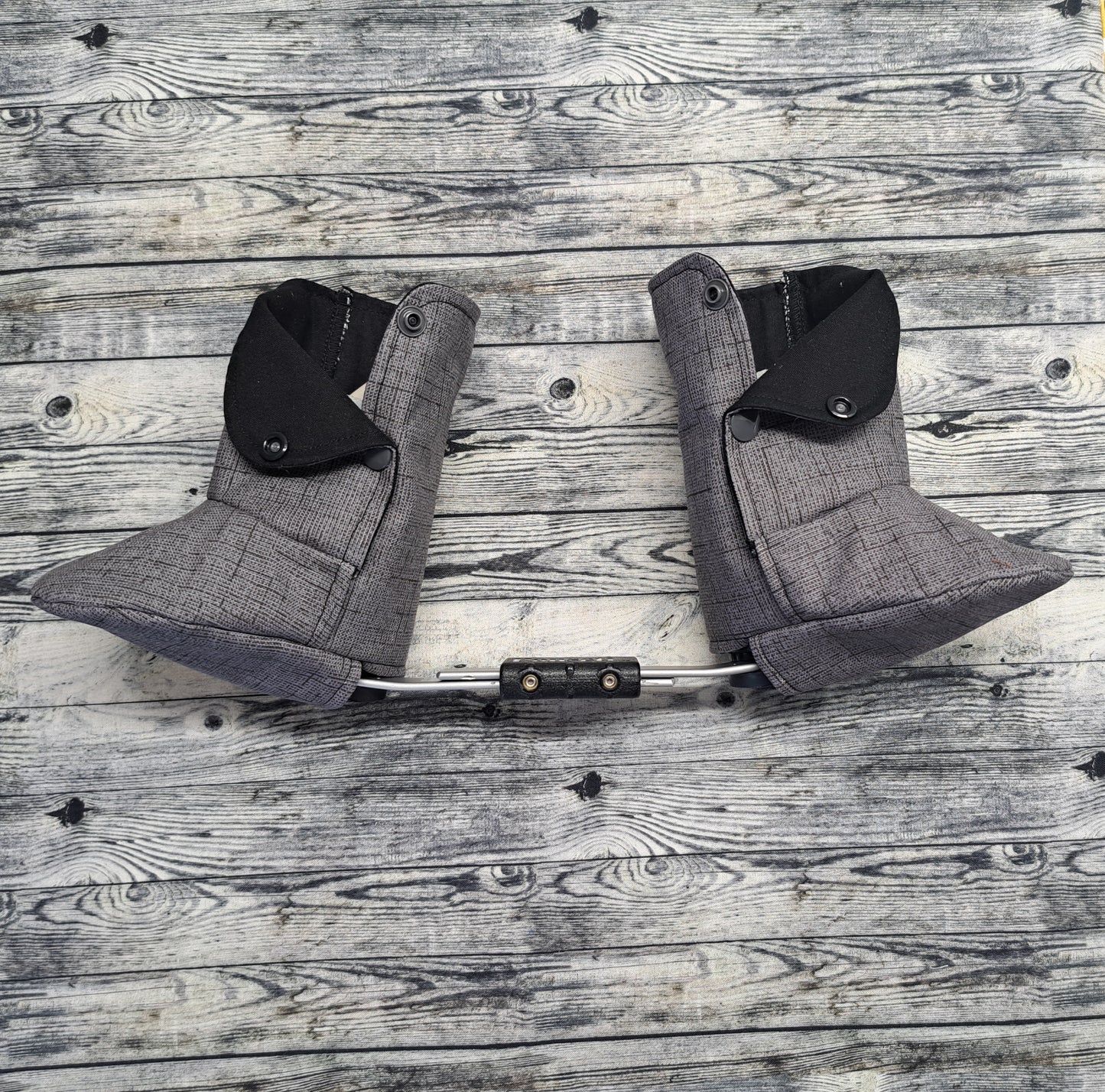 O-1 Charcoal Canvas & Black Cotton