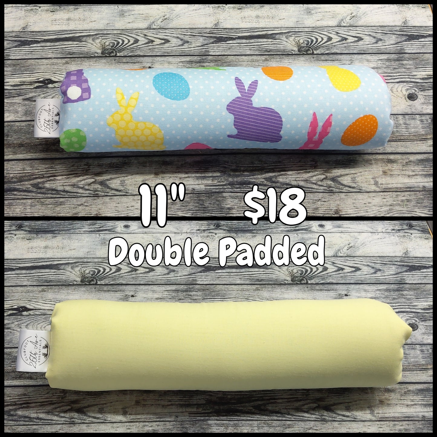 Bunnies & Yellow Cotton + extra padding (11")