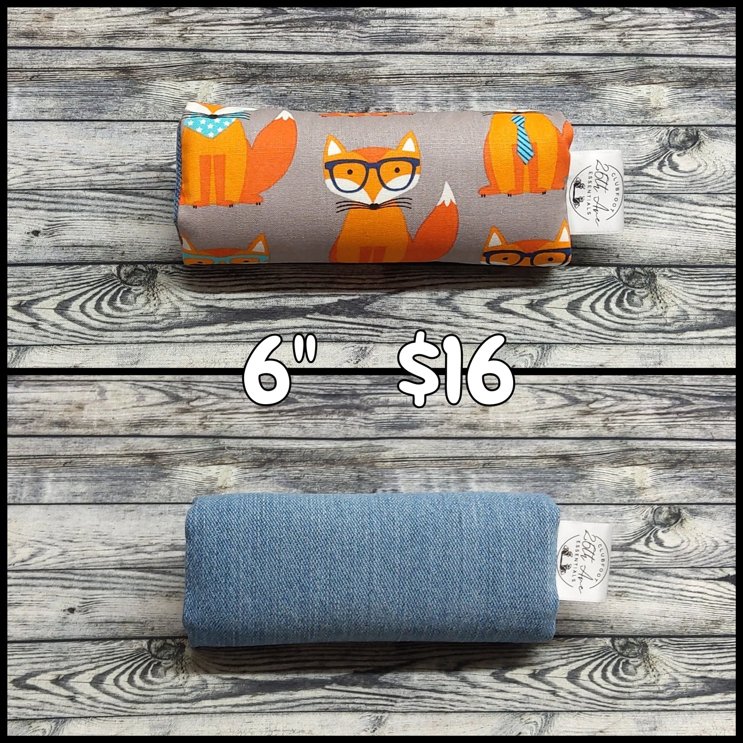 6" Classy Fox & Light Denim