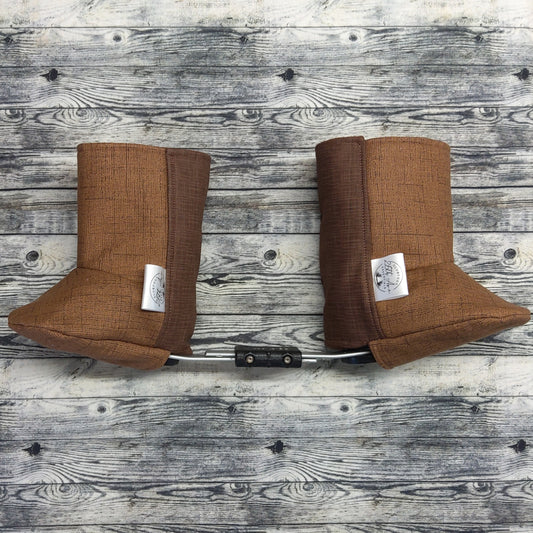 2-3 Light/Dark Brown Canvas & Brown Fleece
