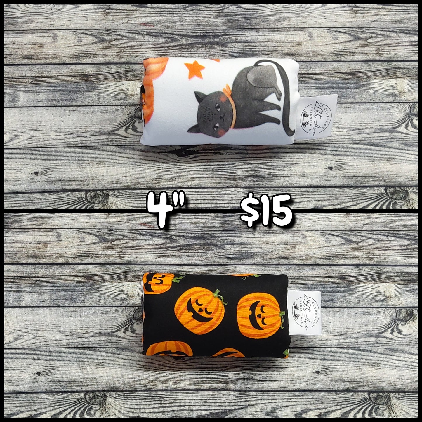 4" Halloween Kitty & Jack-O-Lanterns