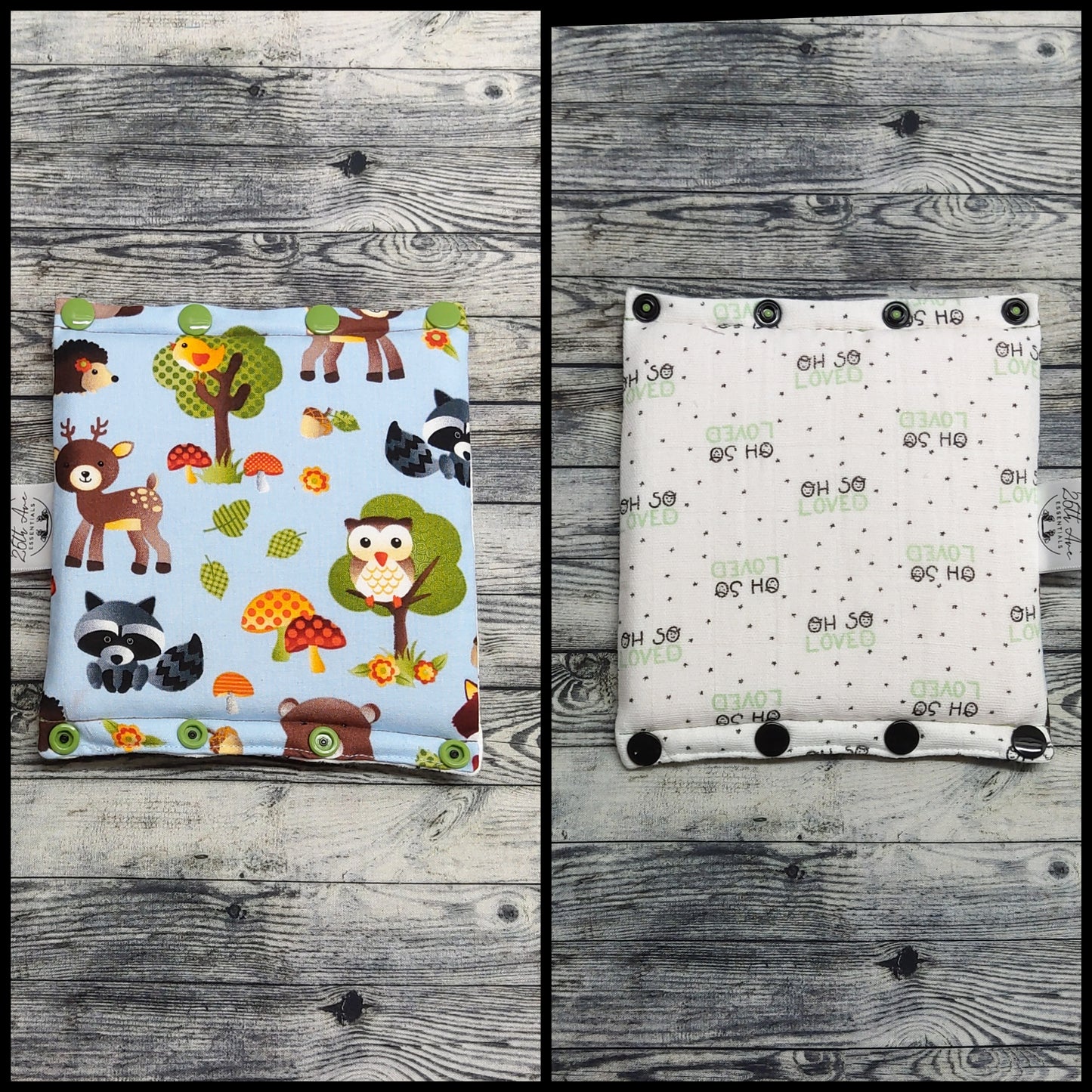 6" Fall Baby Woodland & Oh So Loved Muslin