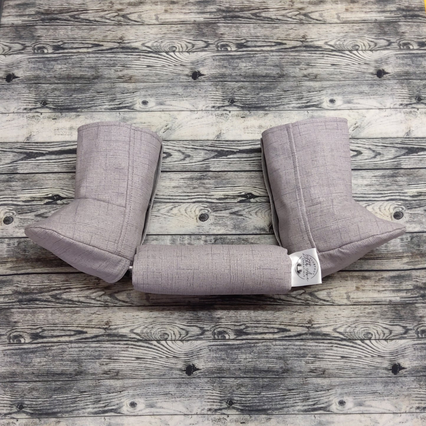 5.5" Gray Canvas & Cotton