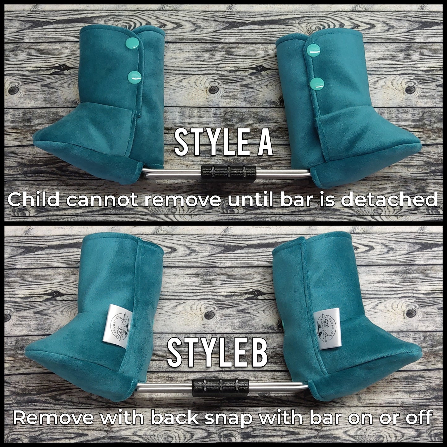 000-00 Teal Suede & Fleece