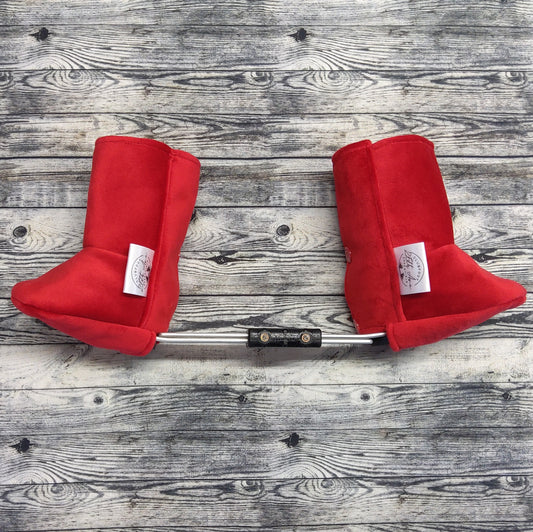 000-00 Red Suede & Red Fleece