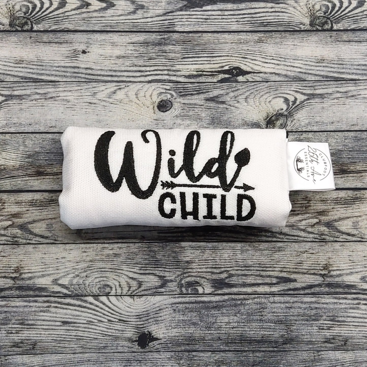 5.5" Wild Child embroidery & Cow Print