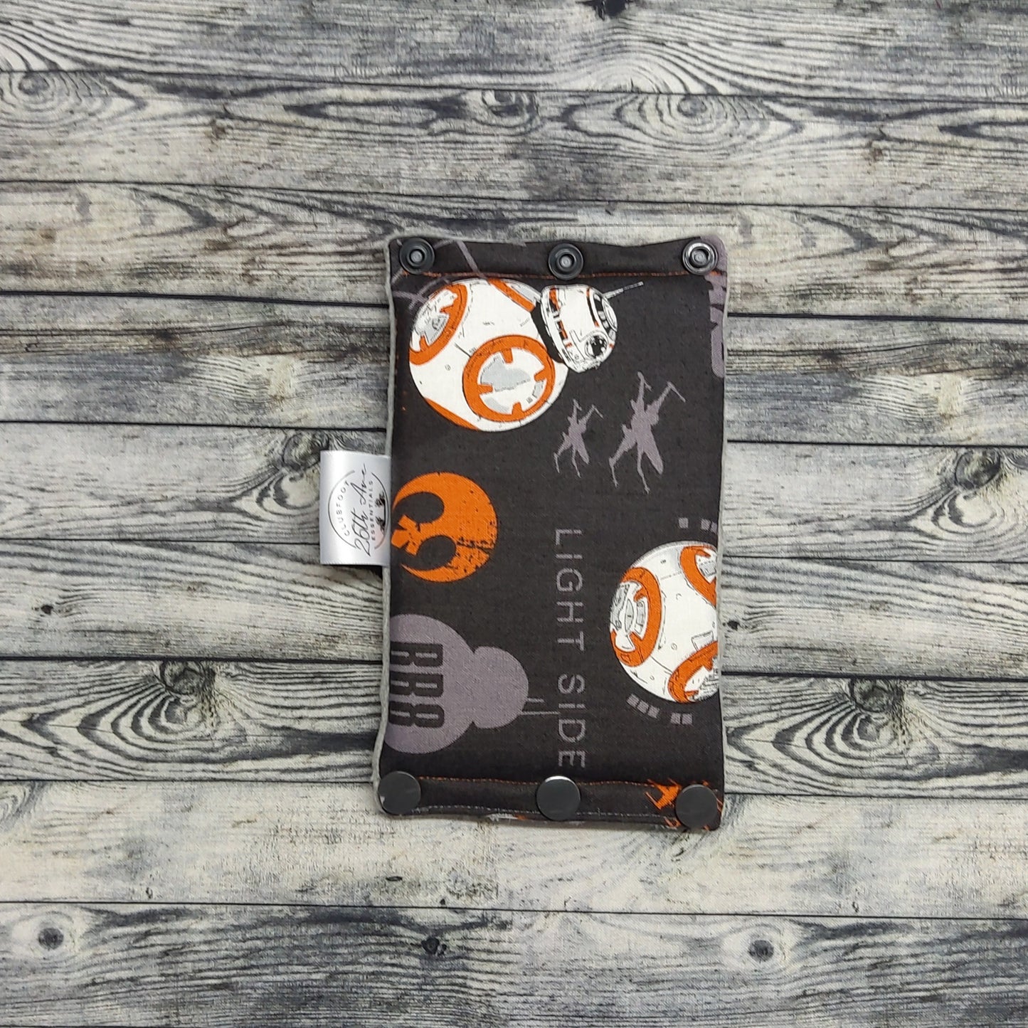 4" Light Side & Grey Minky