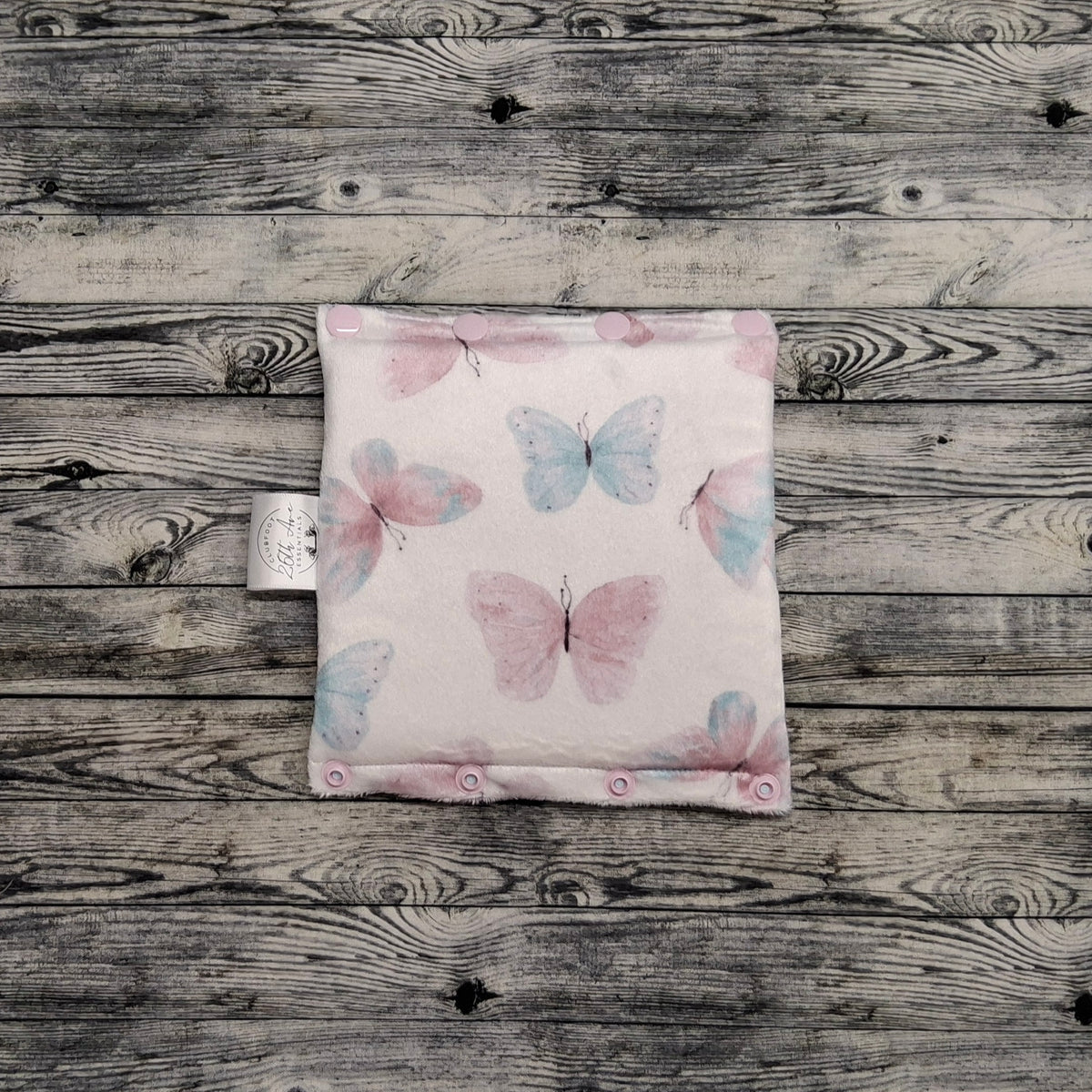 6" Pink Blue Butterflies & Birds