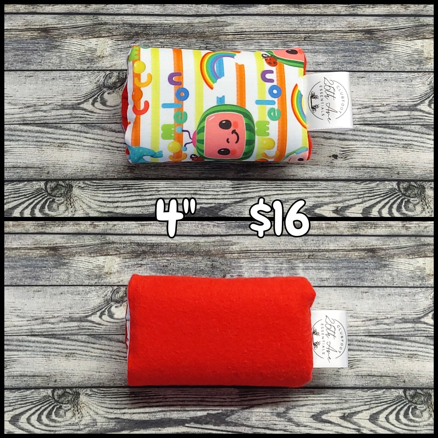 4" Cocomelon & Red Flannel