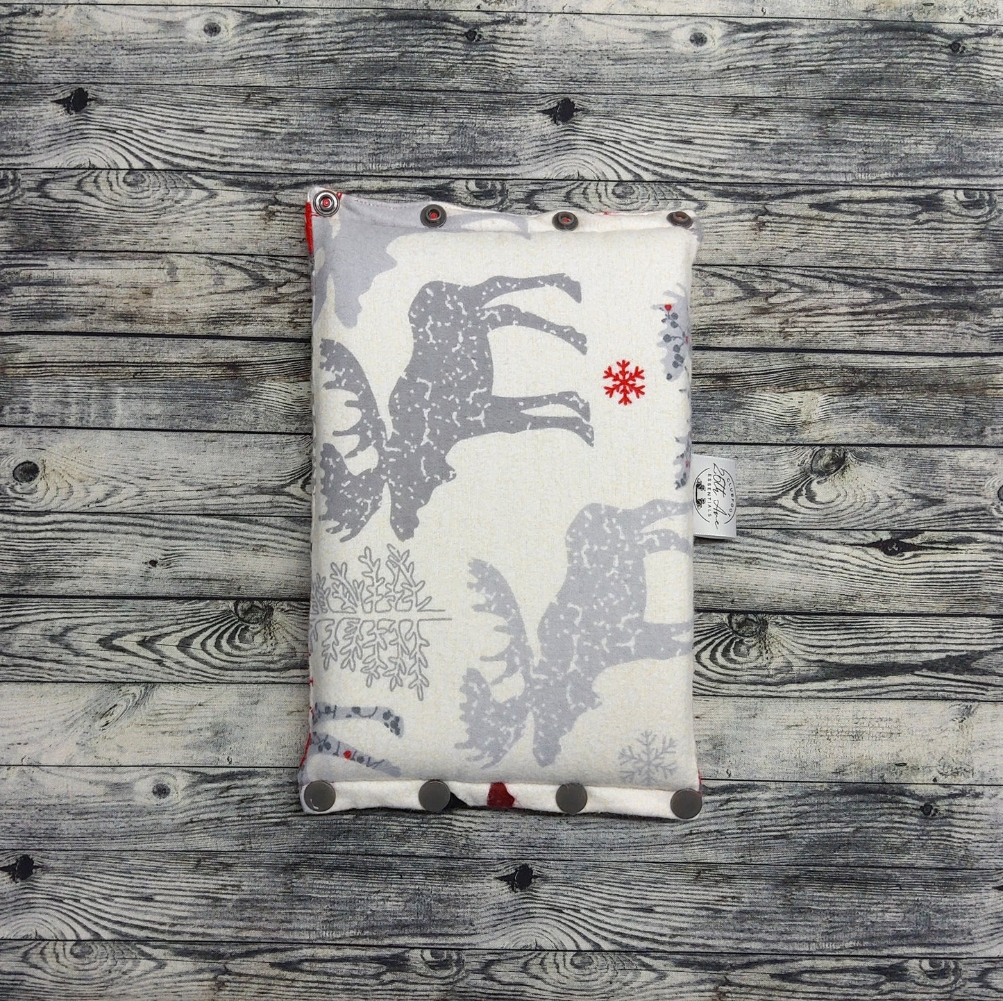 6" Winter Deer & Moose Flannel + extra padding
