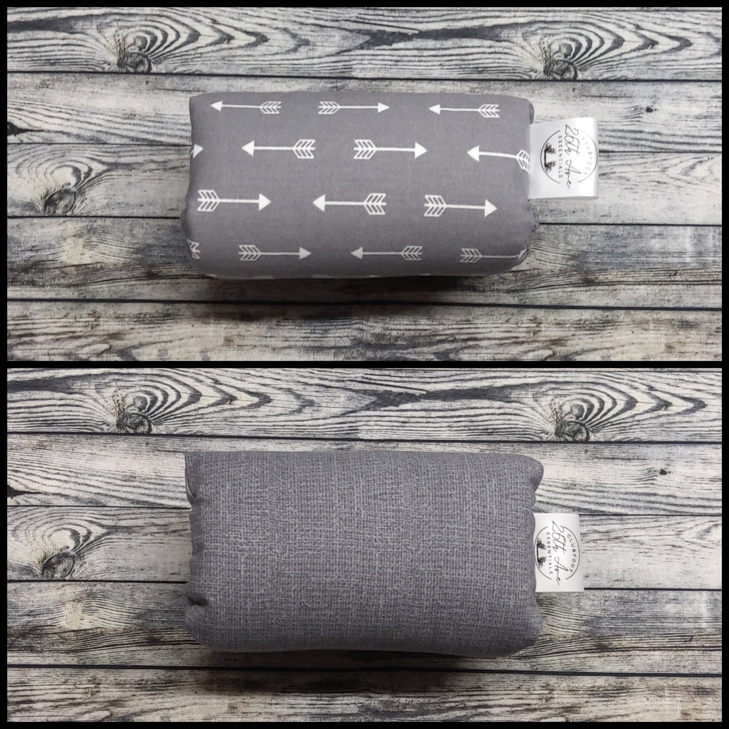 5.5" Gray Arrows & Brushed + extra padding