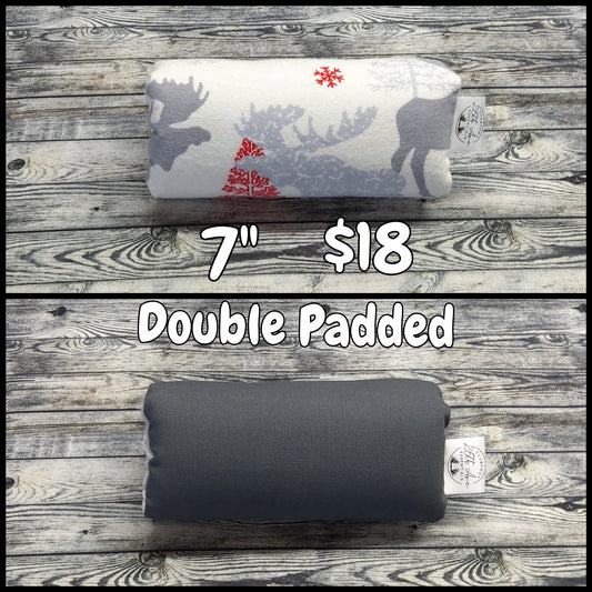 7" Winter Moose & Charcoal Canvas + extra padding
