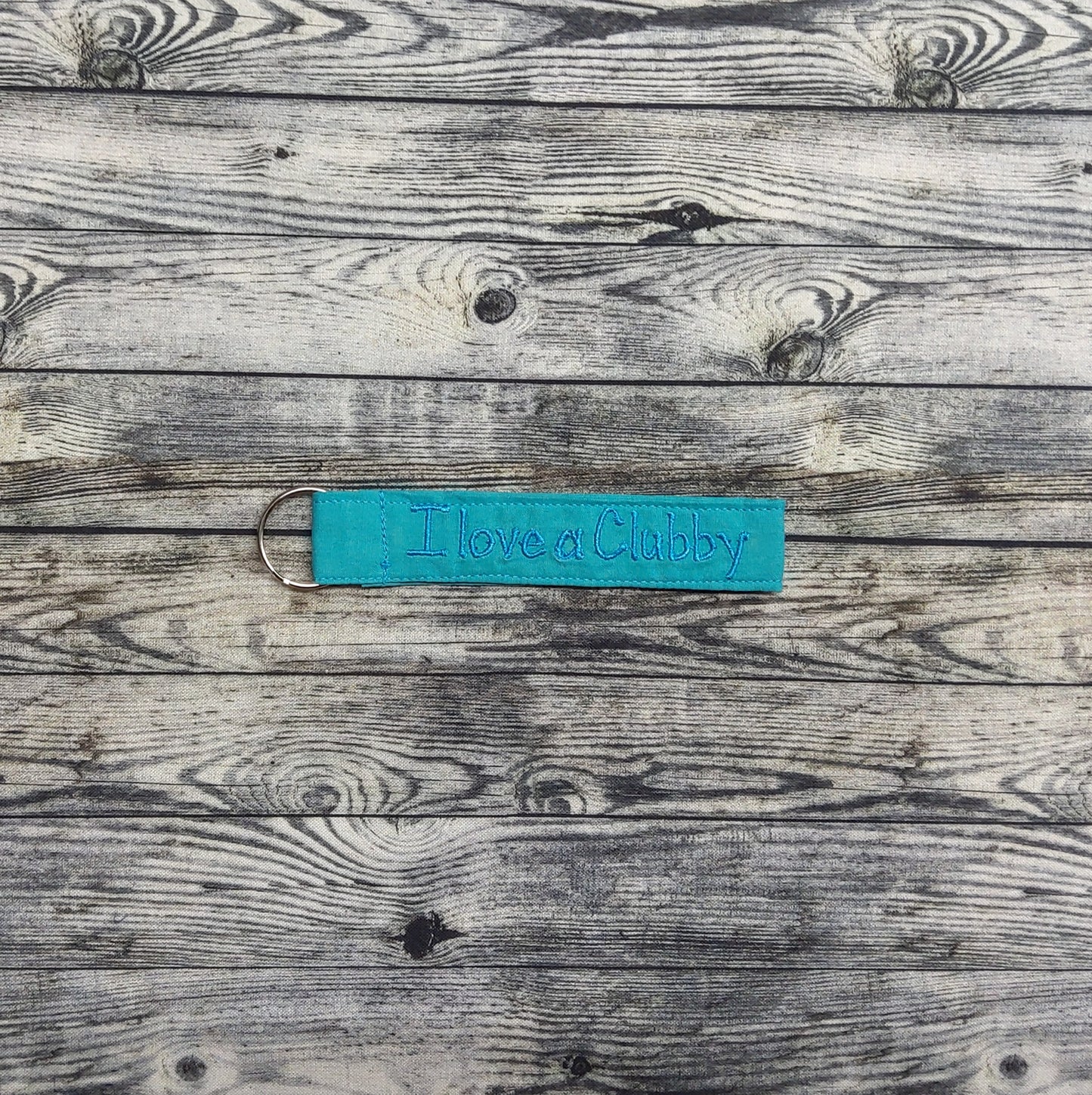 (Small) Teal + "I Love a Clubby"