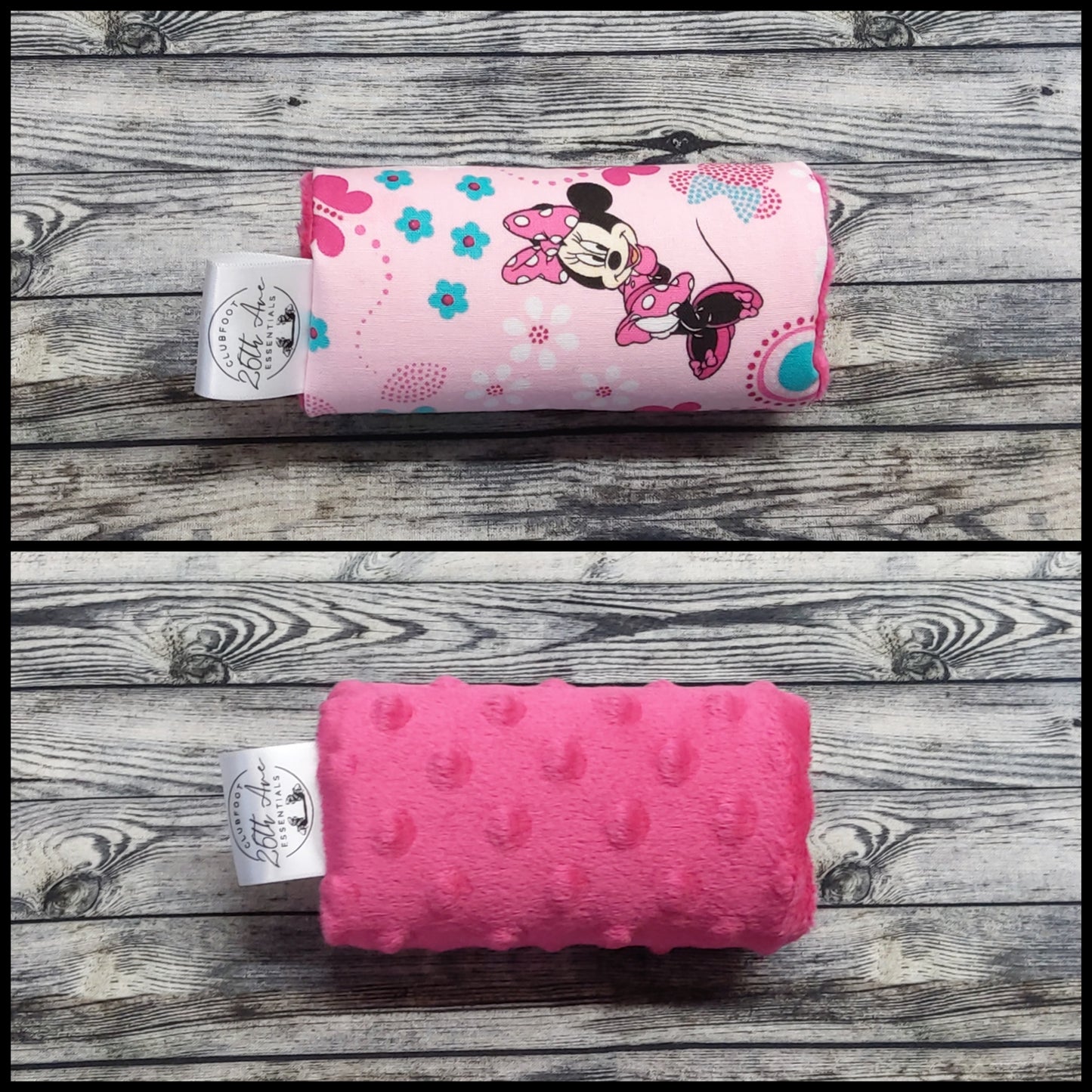 4.5" Minnie Mouse & Hot Pink Minky