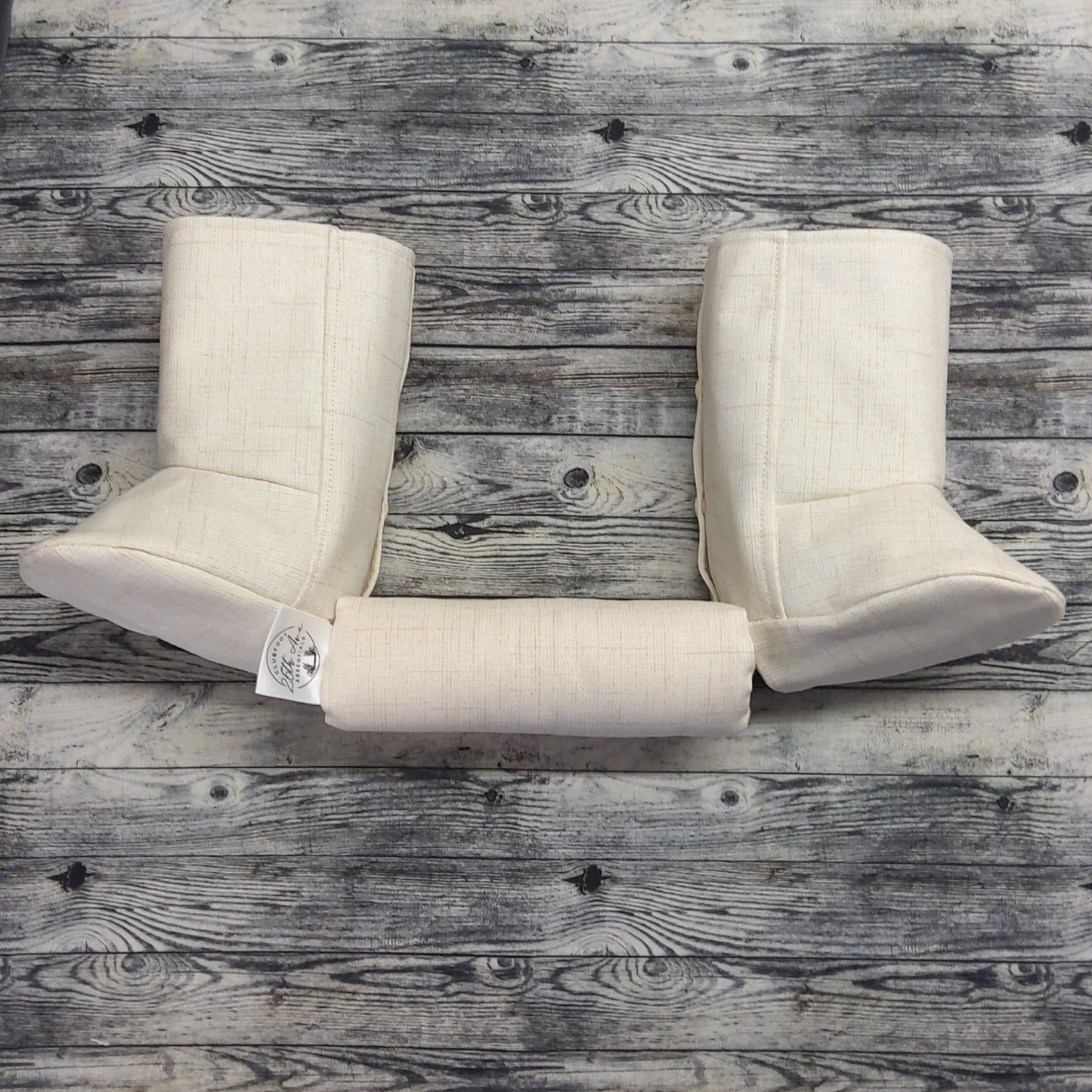 6" Cream Canvas & Cotton