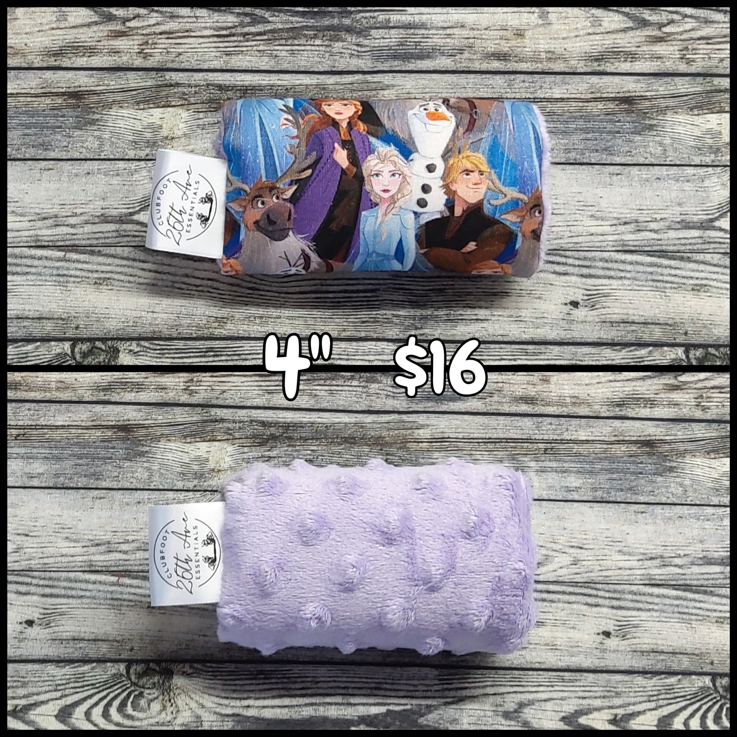 4" Ice Sisters & Lavedner Minky