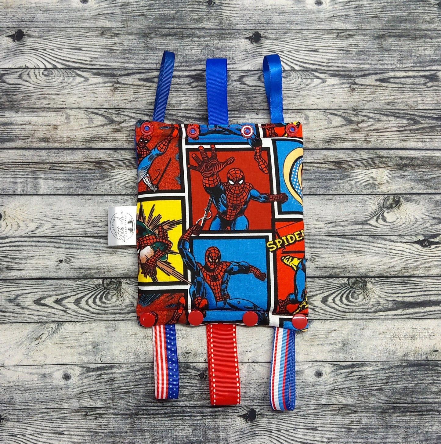 5.5" Spiderman & Royal Blue Cotton + Play Tags