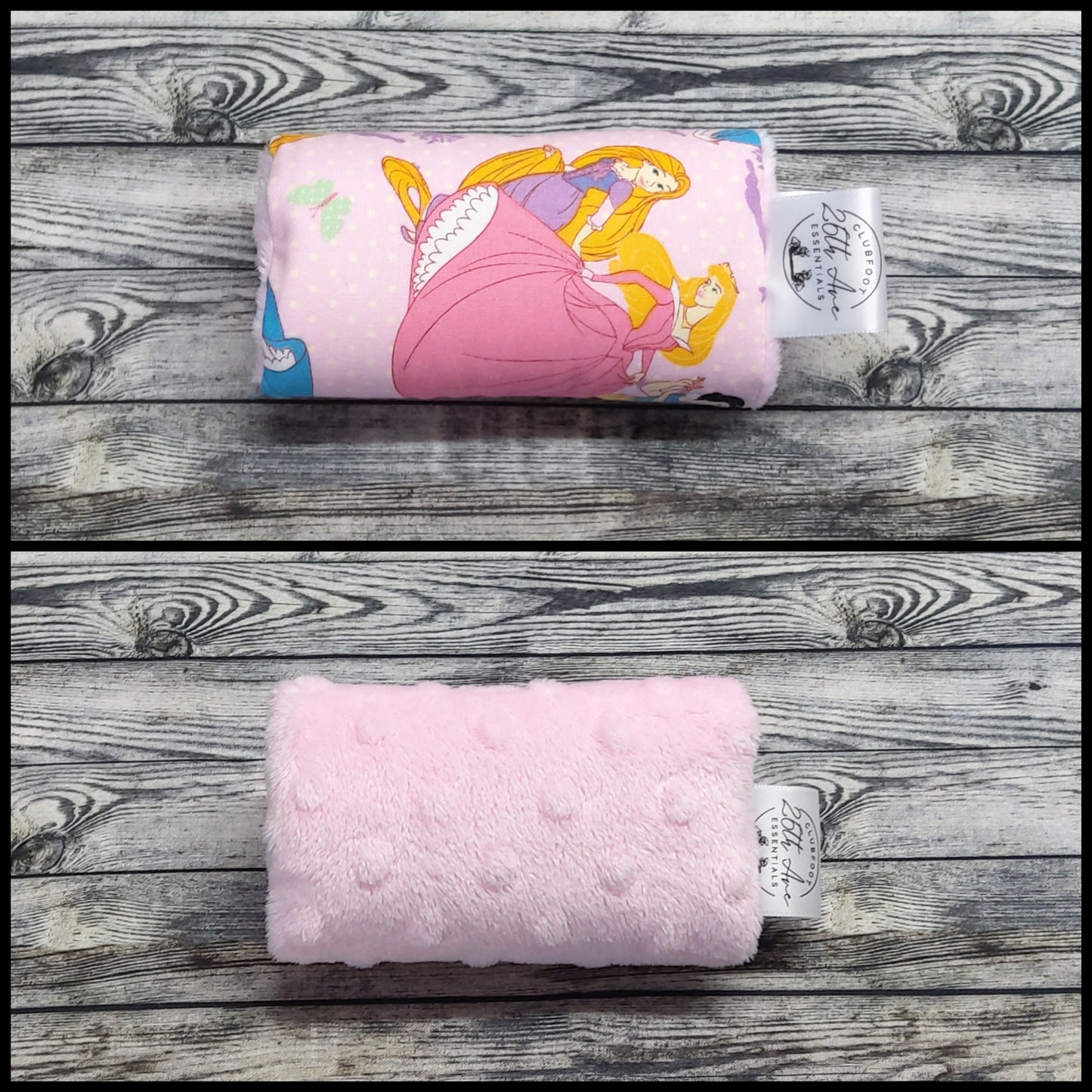 4.5" Princesses & Light Pink Minky