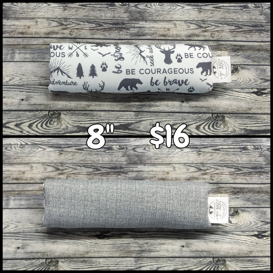 8" Seek Adventure & Grey Canvas