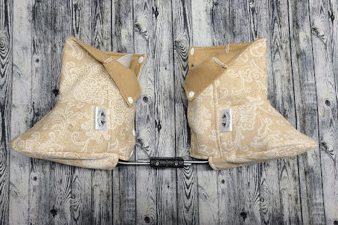 5-6 Beige Floral & Beige Fleece