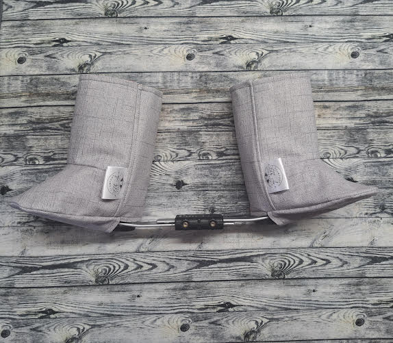 Grey Canvas Boot Covers