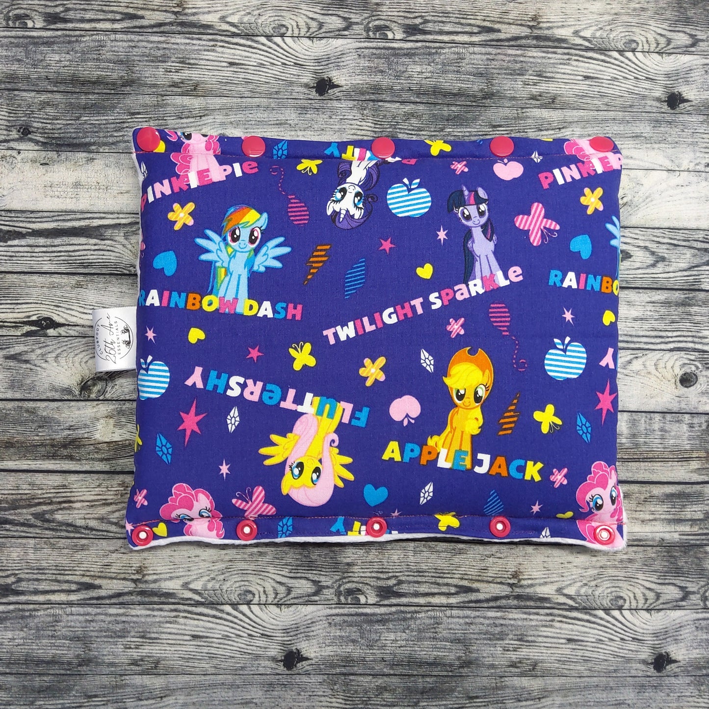 My Little Pony & White Minky + extra padding (10")