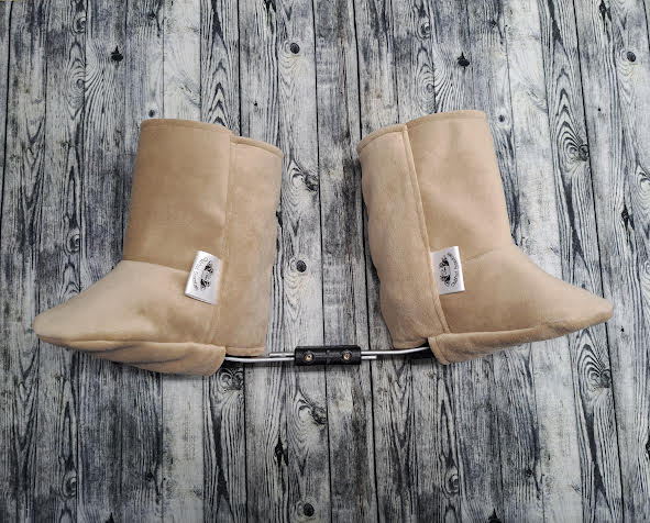 3-4 Tan Suede & Fleece