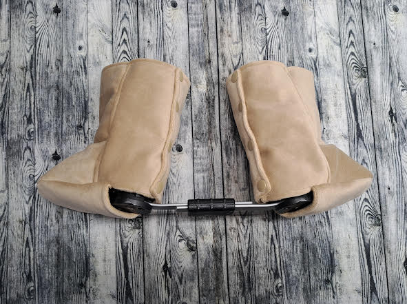 3-4 Tan Suede & Fleece