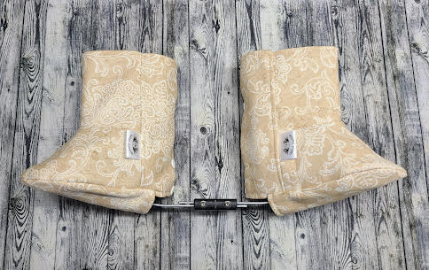 5-6 Beige Floral & Beige Fleece