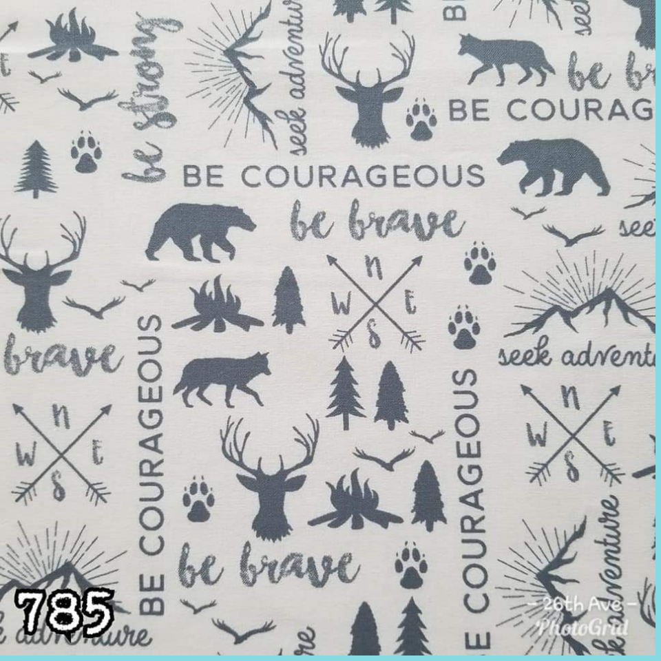 Navy & Grey Elephants Bar Cover