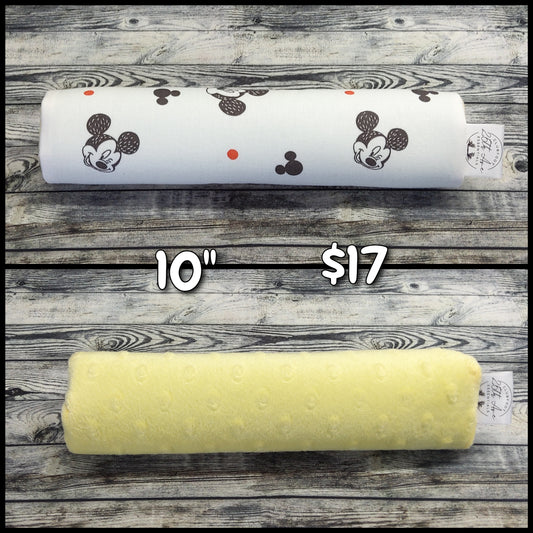 Boy Mouse Sketch & Yellow Minky (10")