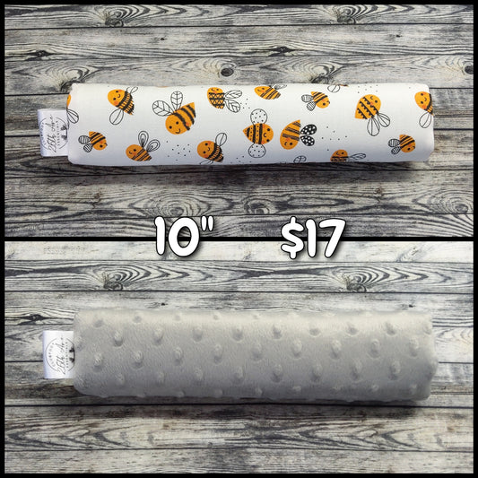 Bumblebees & Grey Minky (10")