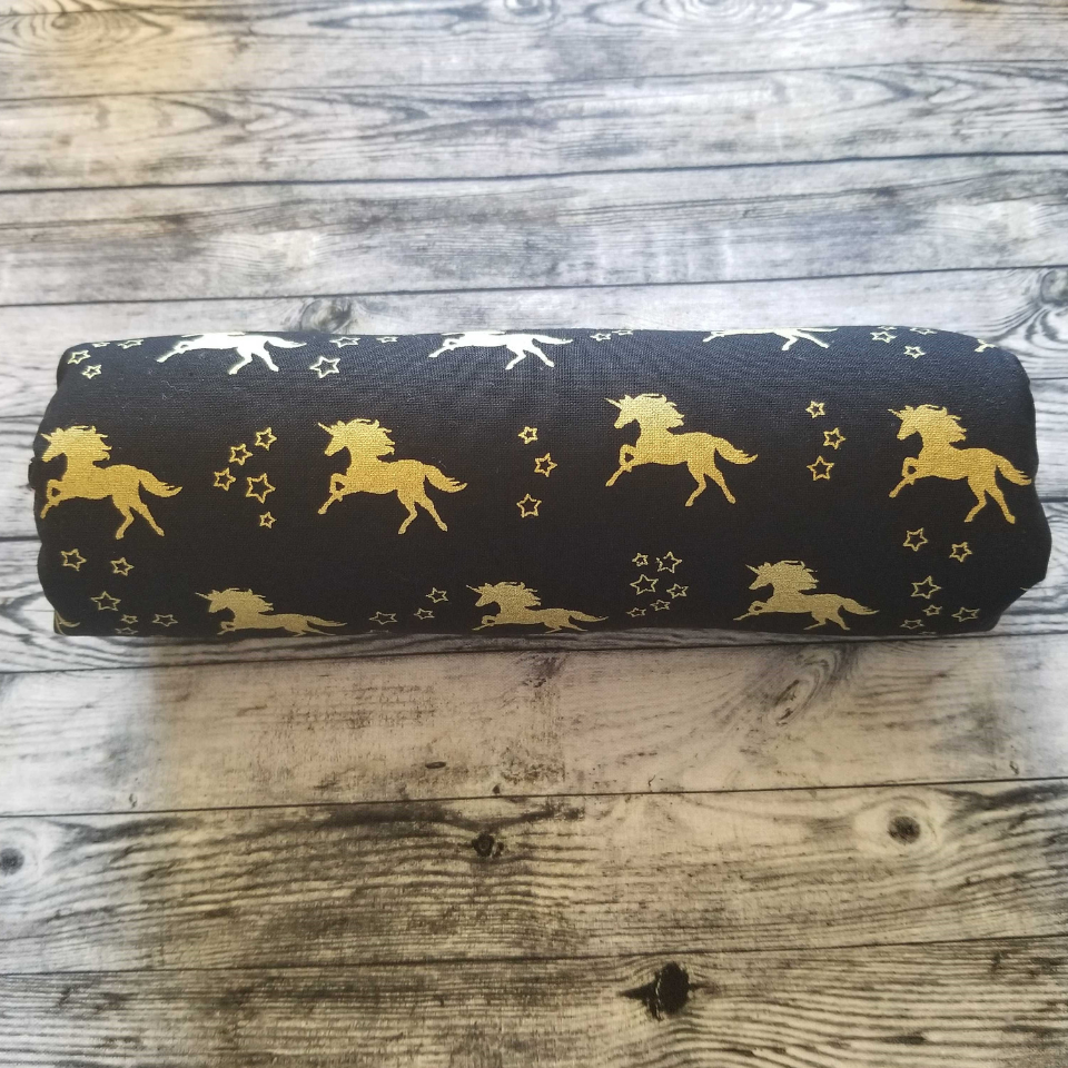 Black Minky Bar Cover