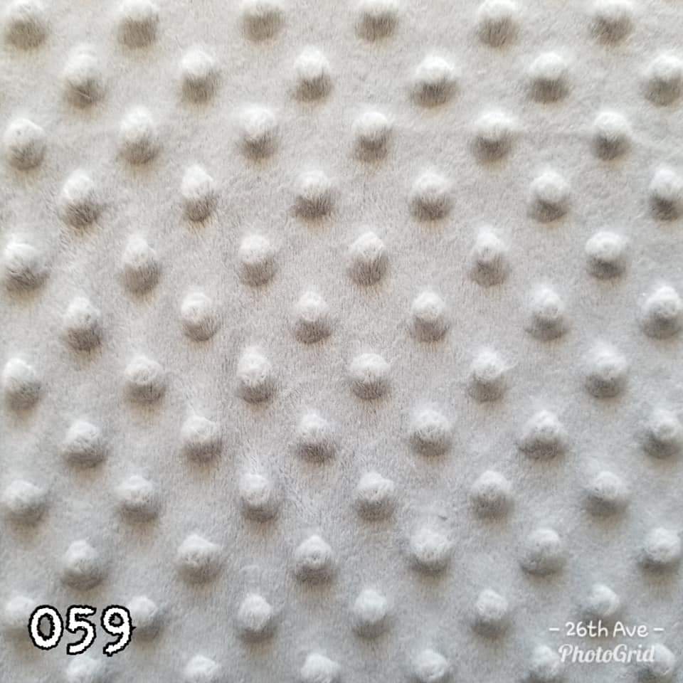 Grey Minky Bar Cover