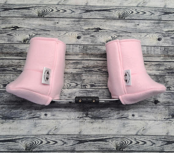 Light Pink Fleece Boot Covers
