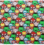 White Minky-Character Bar Cover