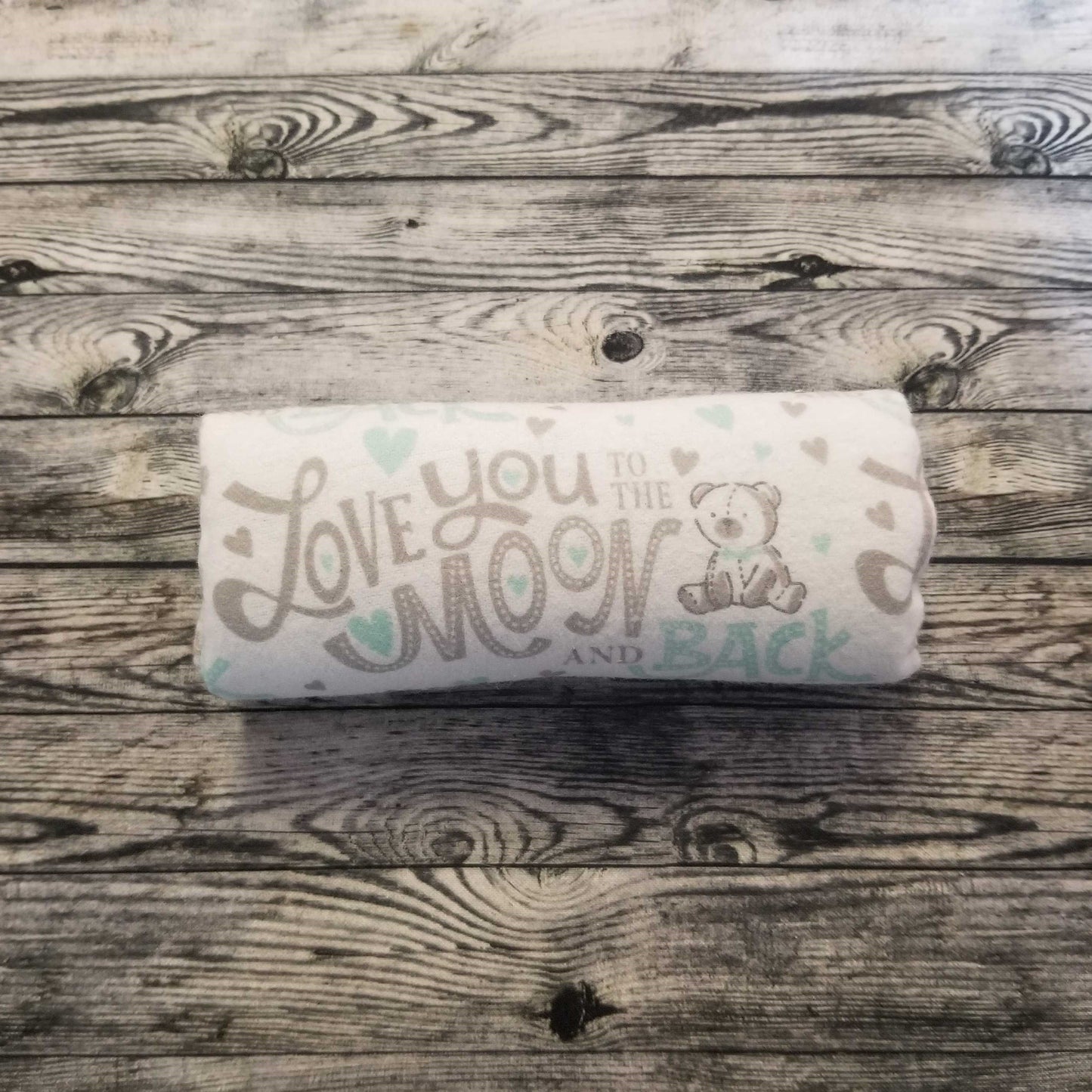 Grey Minky Bar Cover