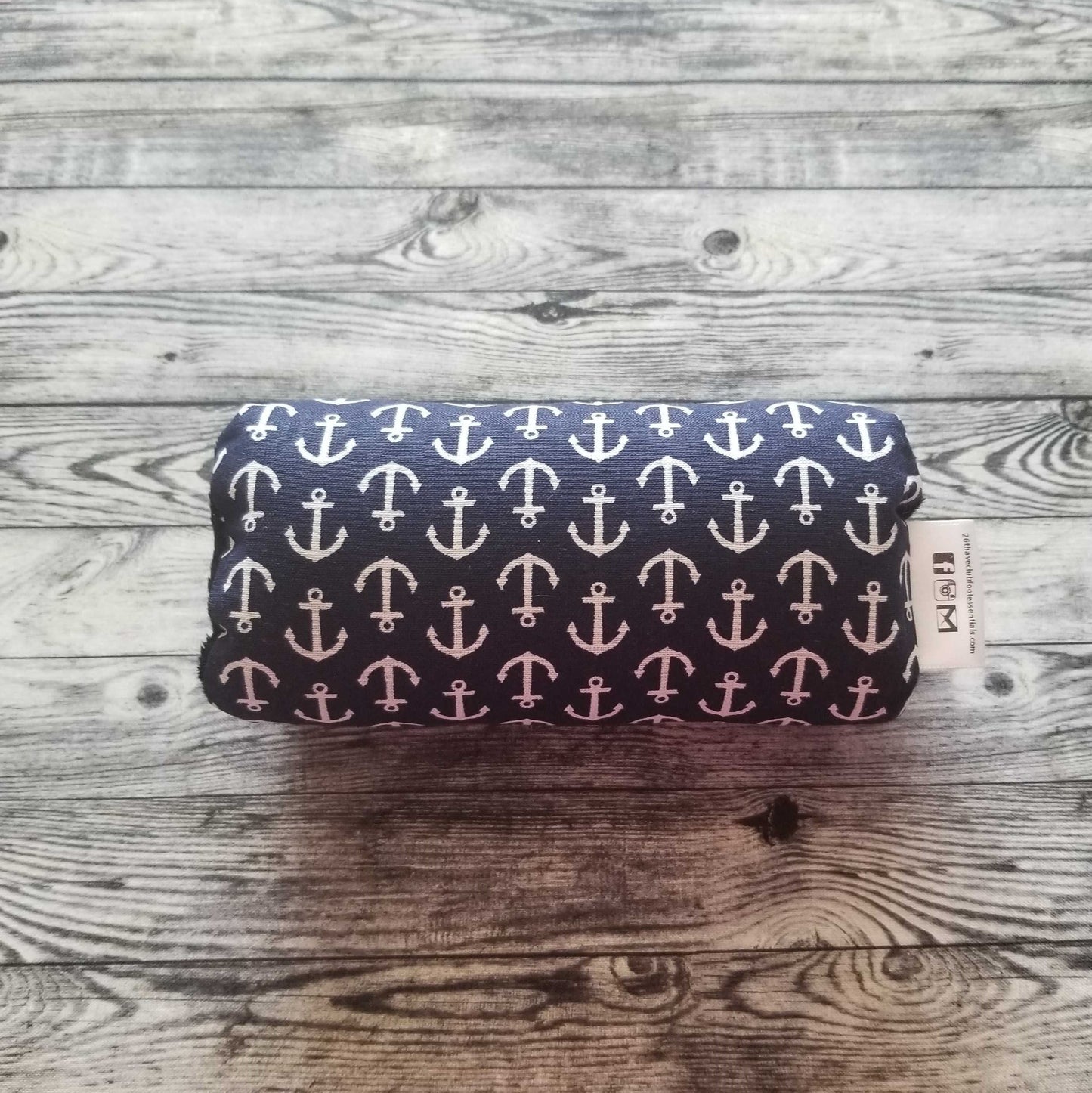Navy Blue Minky Bar Cover