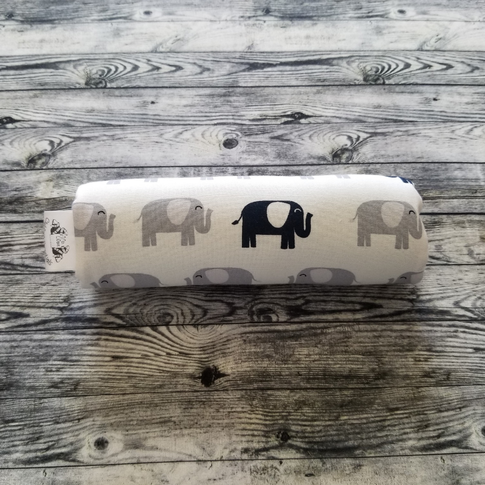 Navy & Grey Elephants Bar Cover