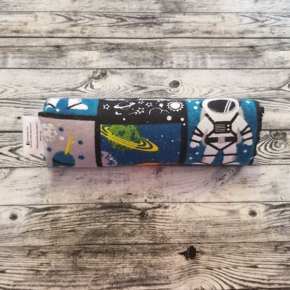Navy Blue Minky Bar Cover