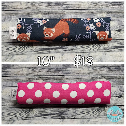 Red Pandas & Pink Polka Dots (10")