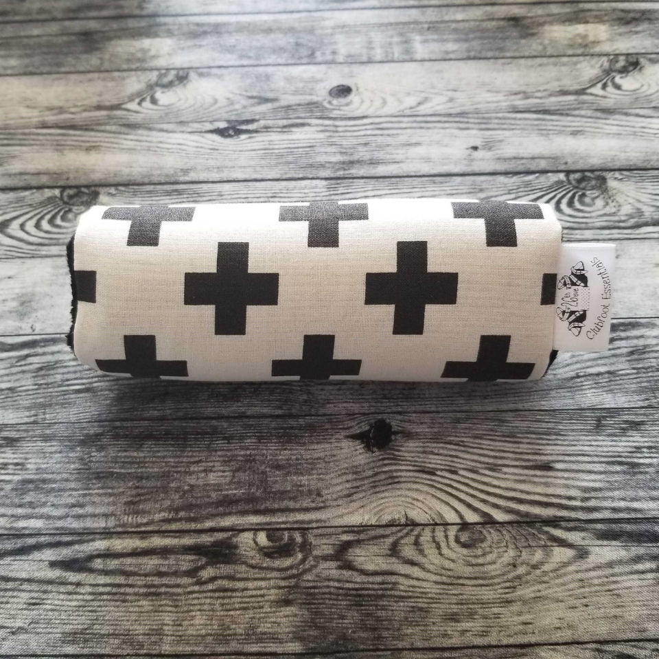 Black Minky Bar Cover