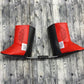 2-3 Red / Black Leather & Red Cotton + Western Embroidery design