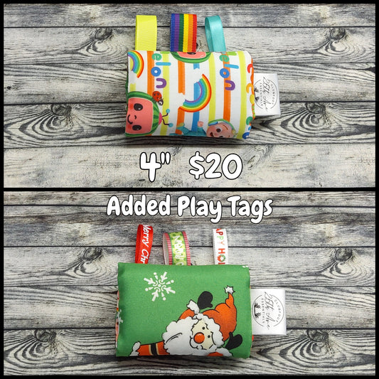 4" Cocomelon & Santa with Play Tags
